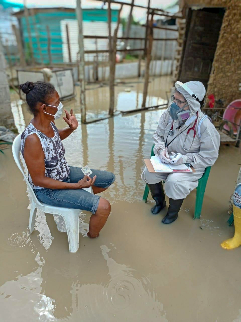 Malteser International partners with UNICEF to deliver emergency care in response to floods in La Guajira, Colombia.