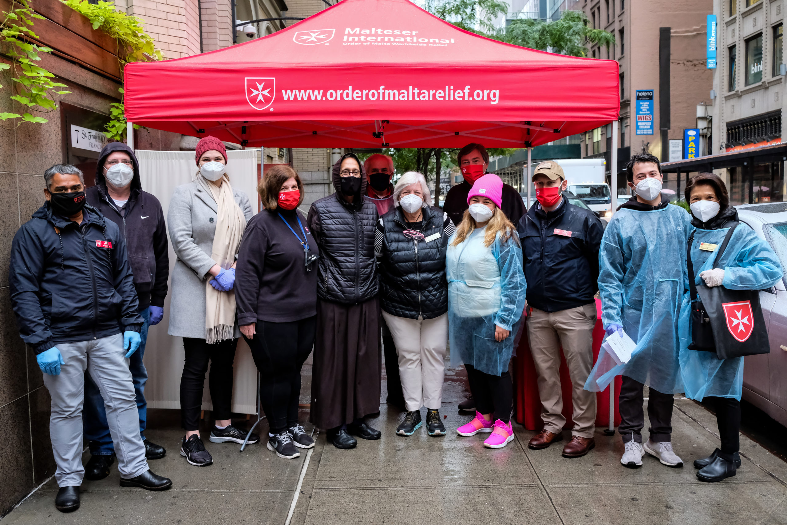 The Malteser International Americas team as well as all of the volunteers from the Order of Malta American Association and friends.