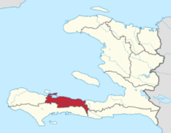 Map of Nippes, Haiti